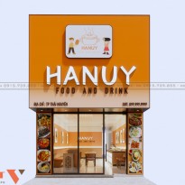 Thiết kế tiệm ăn vặt Hanuy Food and Drink – TP Thái Nguyên